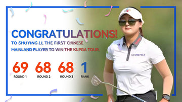 Congratulations to Shuying Li, the first Chinese mainland player to win the KLPGA Tour.