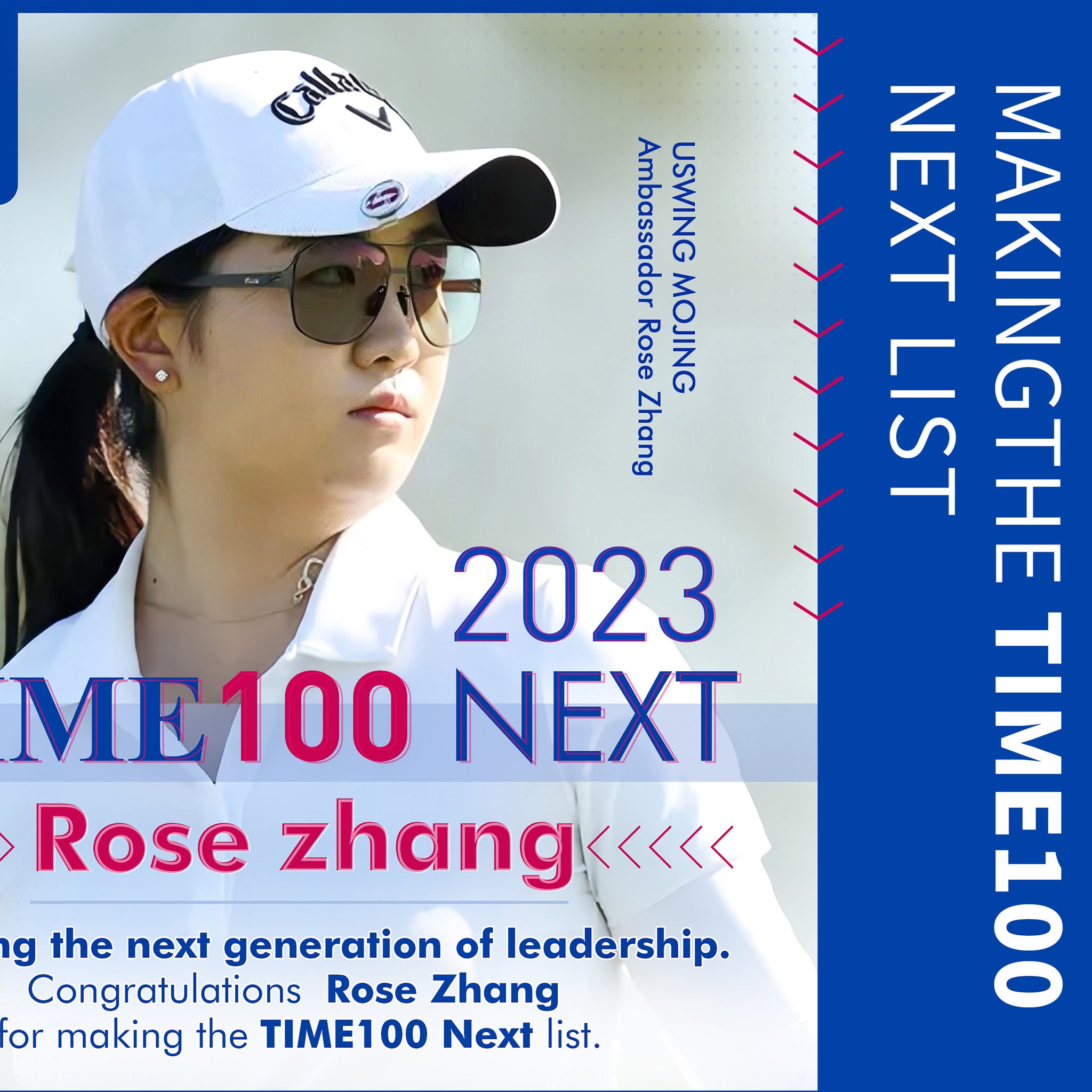 2023 TIME100 NEXT Rose Zhang！