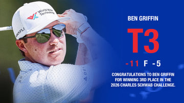 Congratulations to Ben Griffin for winning 3rd place in the Charles Schwab Challenge.