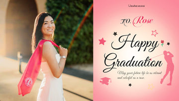 Happy Graduation! May your future life be as vibrant and colorful as a rose.