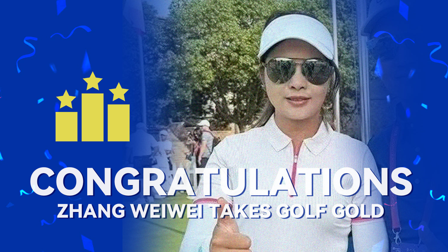 Congratulations! Zhang Weiwei Takes Golf Gold！