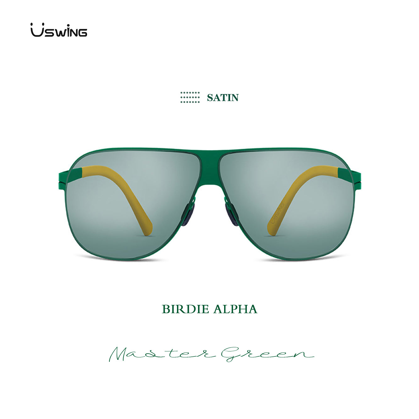 【Sunny】Uswing Mojing Golf Sunglasses LIMITED EDITION MASTER GREEN