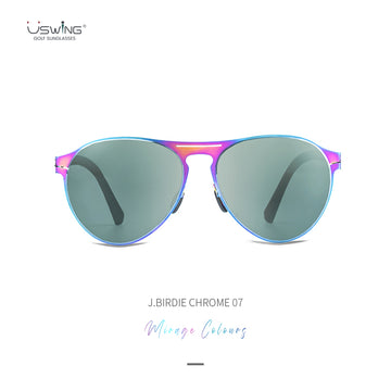 Uswing Mojing Golf Sunglasses J.BIRDIE CHROME 07